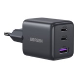 อะแดปเตอร์ Ugreen Wall USB Charger 1 USB-A / 2 USB-C (PD30W) GaN Gray (TISI)