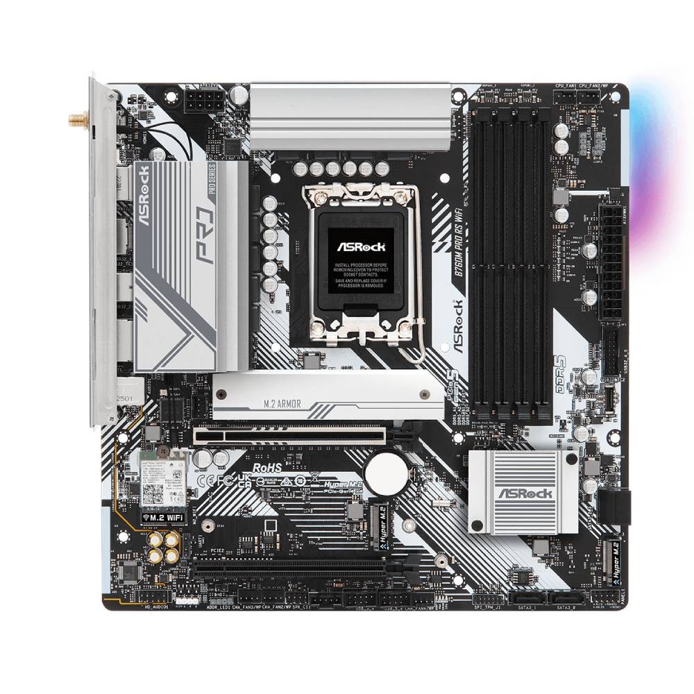 เมนบอร์ด ASRock B760M Pro RS Wi-Fi LGA-1700