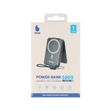 พาวเวอร์แบงค์ Blue Box VoltPocket 5000 mAh Wireless Fast Charging Black