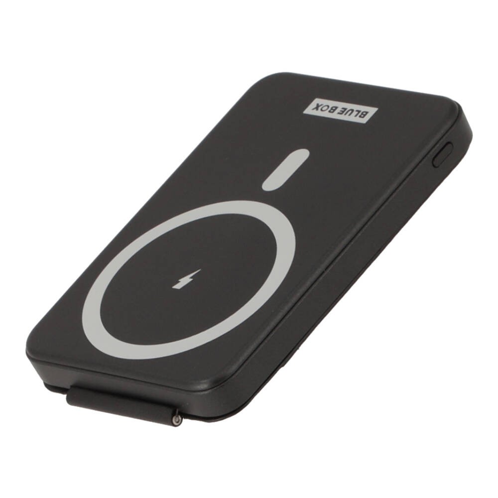 พาวเวอร์แบงค์ Blue Box VoltPocket 5000 mAh Wireless Fast Charging Black