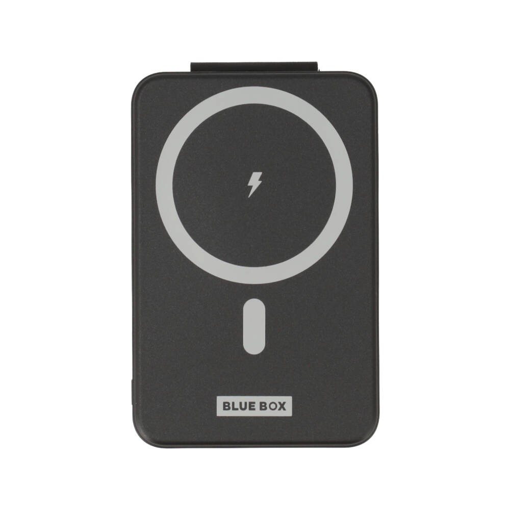 พาวเวอร์แบงค์ Blue Box VoltPocket 5000 mAh Wireless Fast Charging Black
