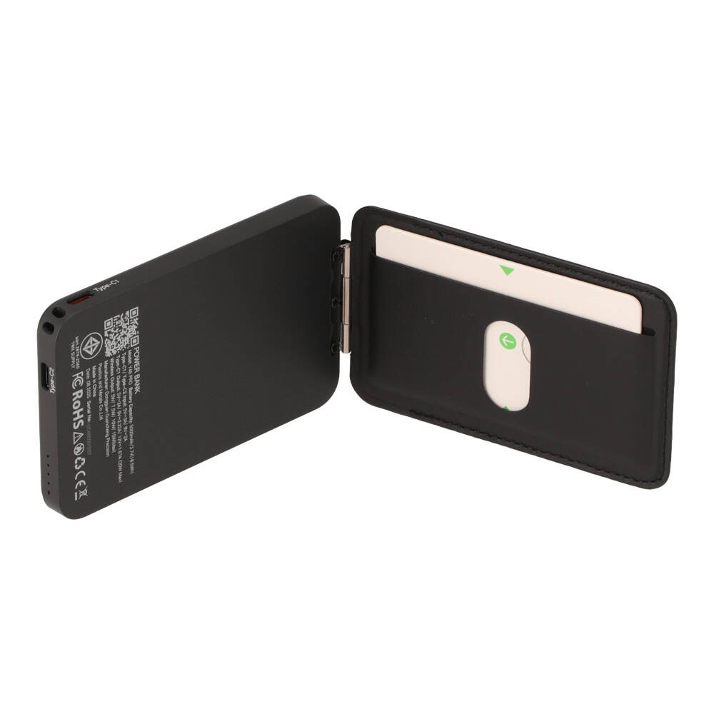 พาวเวอร์แบงค์ Blue Box VoltPocket 5000 mAh Wireless Fast Charging Black