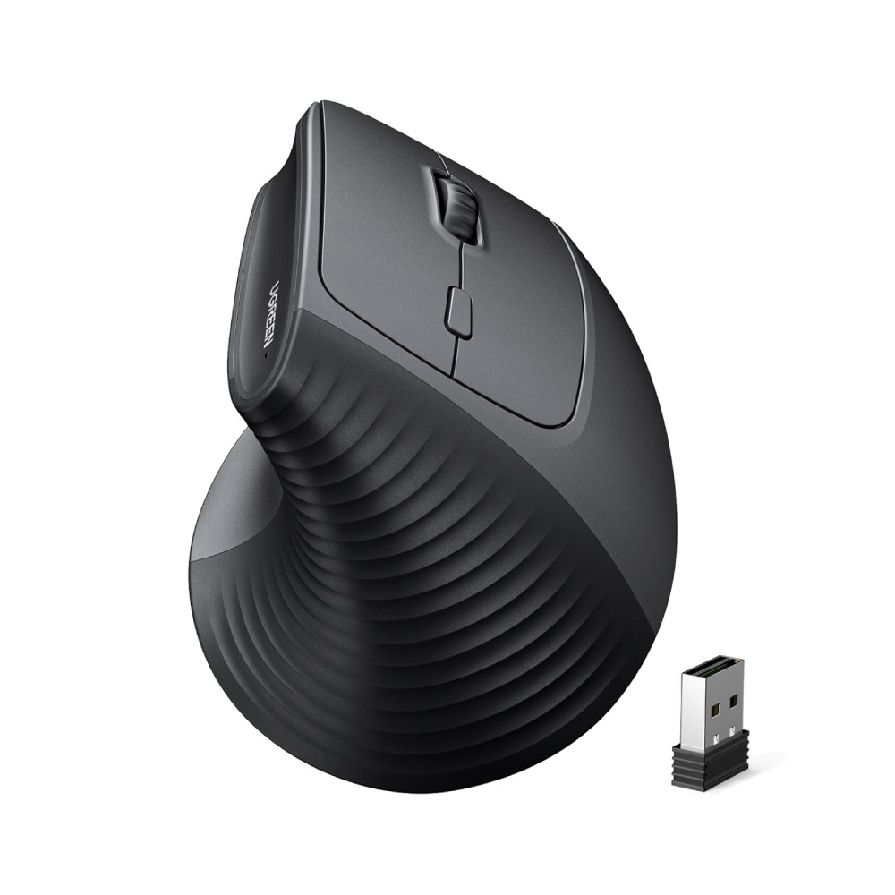 เมาส์ไร้สาย UGREEN Vertical 65042 Black