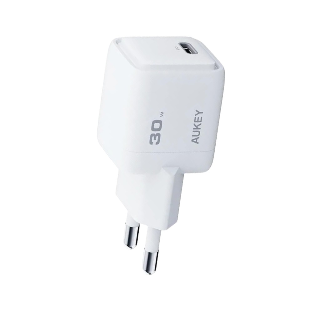 อะแดปเตอร์ AUKEY Wall USB Charger 1 USB-C (PD30W) GaN White (TISI)