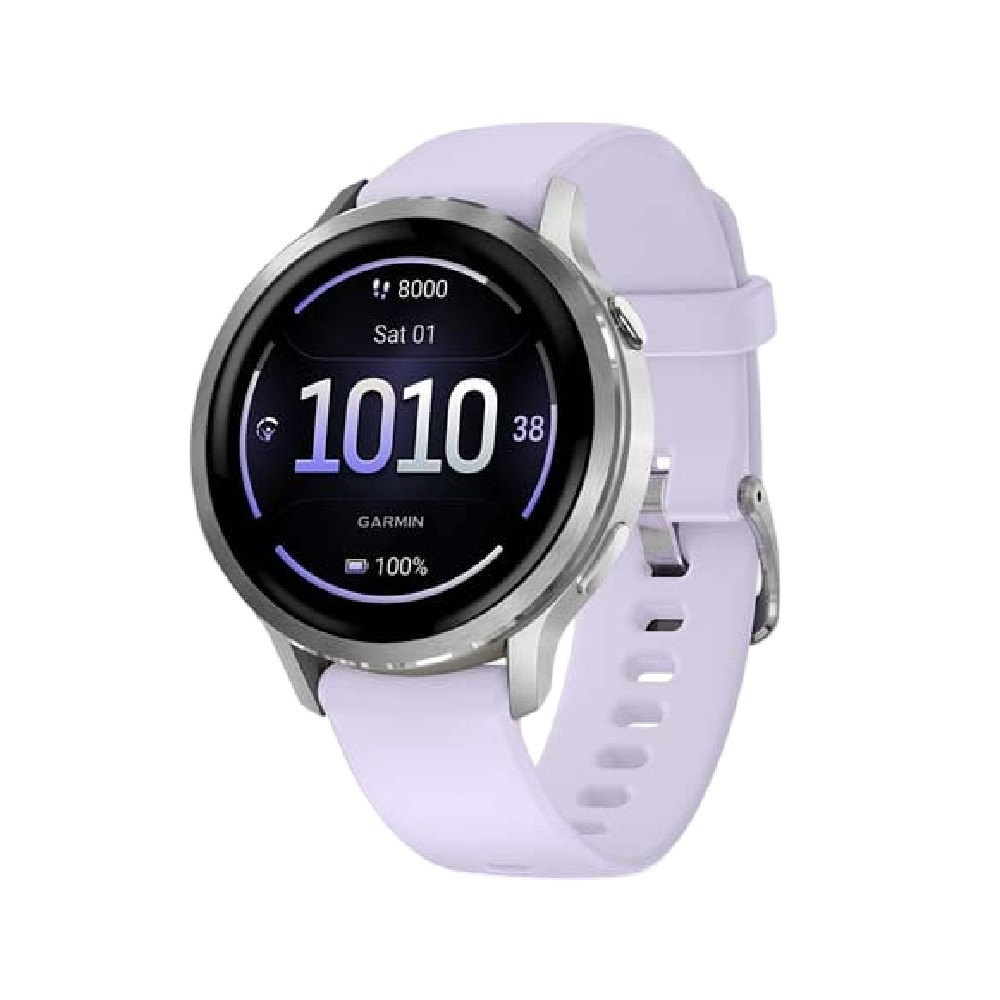 สมาร์ทวอทช์ Garmin Venu 4 (41mm) Gray with Silver and Periwinkle
