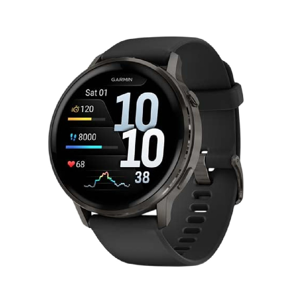 สมาร์ทวอทช์ Garmin Venu 4 (45mm) Black with Slate and Black
