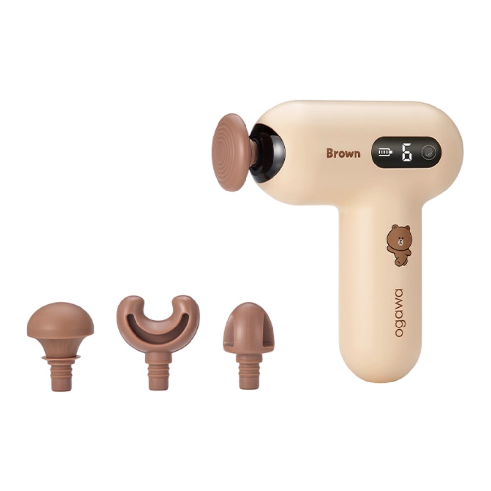 ปืนนวด Okawa Mini Massage Gun Brown