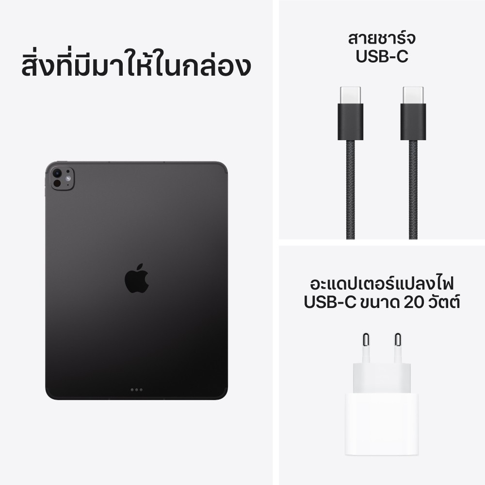 Apple iPad Pro 13 : M5 Wi-Fi + Cellular 1TB with Nano-texture glass - Space Black (2025)