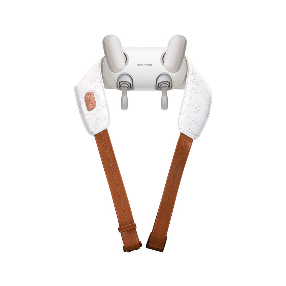 เครื่องนวดไหล่และคอ Okawa Line Friends Shoulder and Neck Massager White