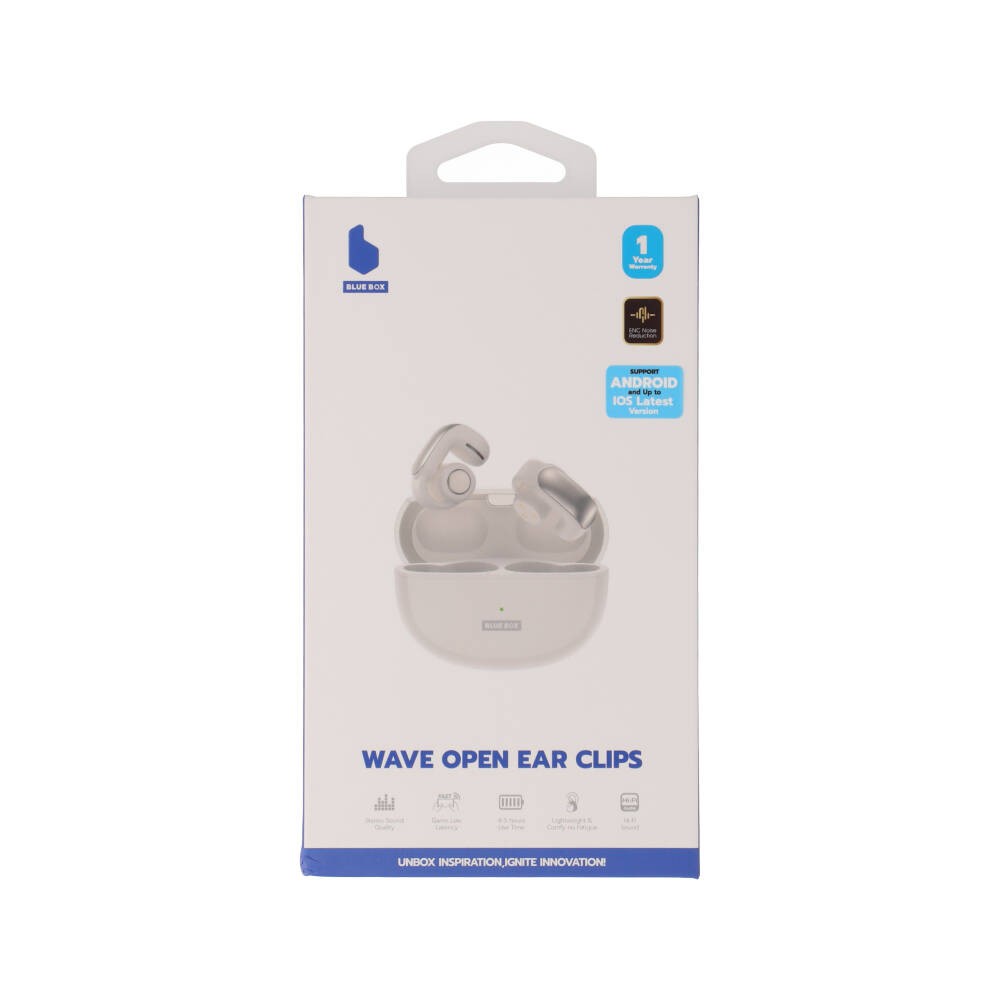 หูฟัง Blue Box Wave ENC Open Ear Clips - Light Grey