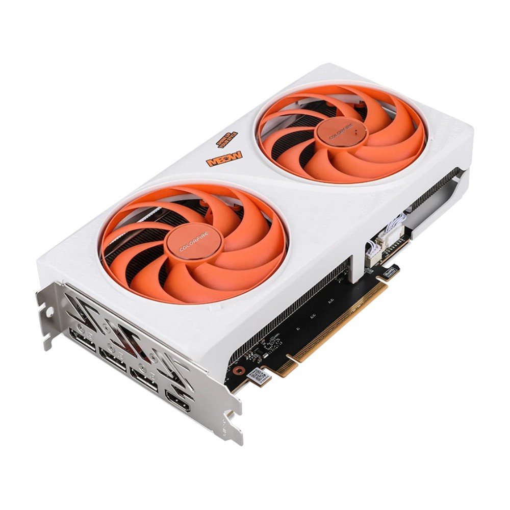 การ์ดจอ COLORFUL COLORFIRE GeForce RTX 5060 MEOW-ORG DUO 8GB-V GDDR7 128-bit