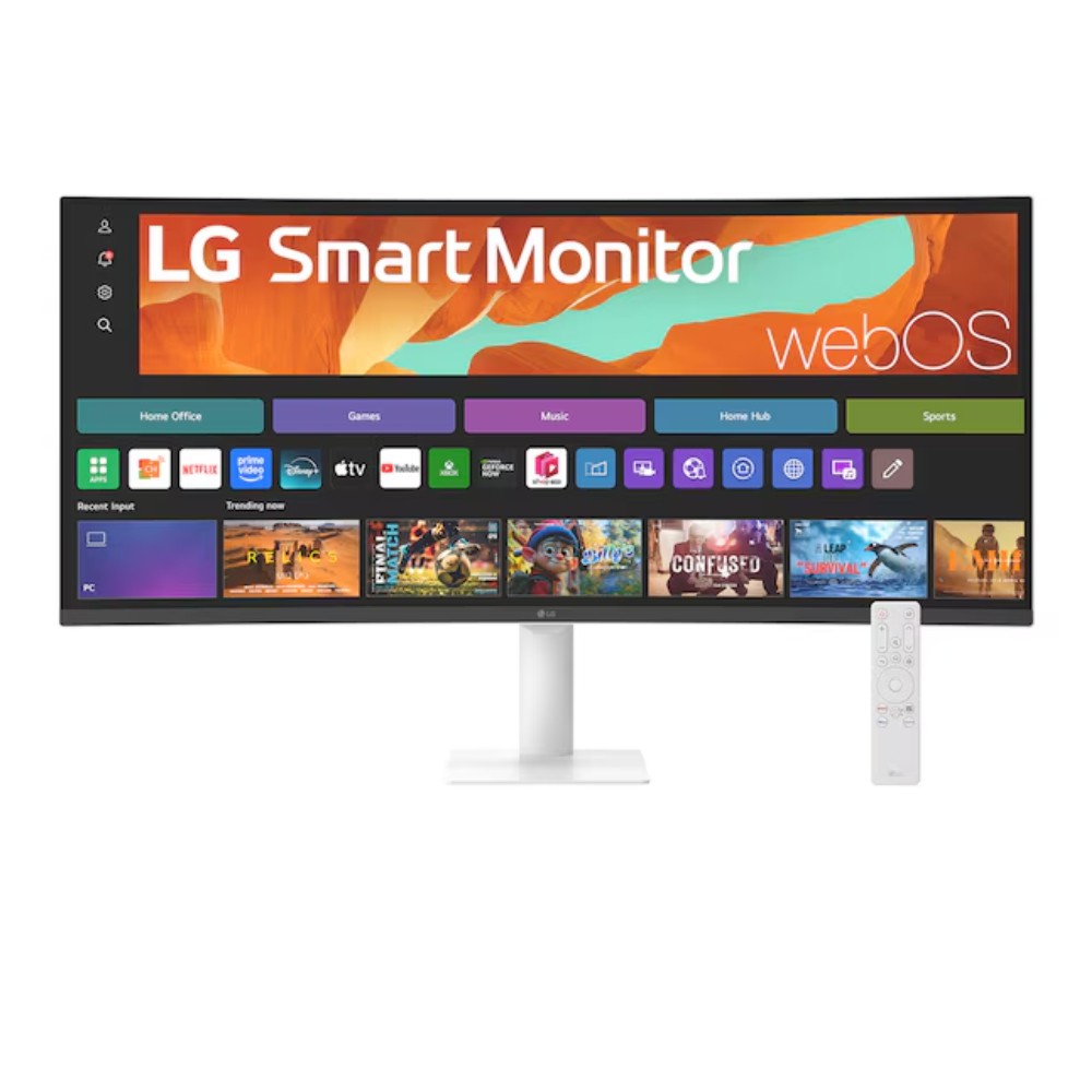 จอมอนิเตอร์ LG 34U601SA-W (VA 2K 100Hz Smart Monitor)