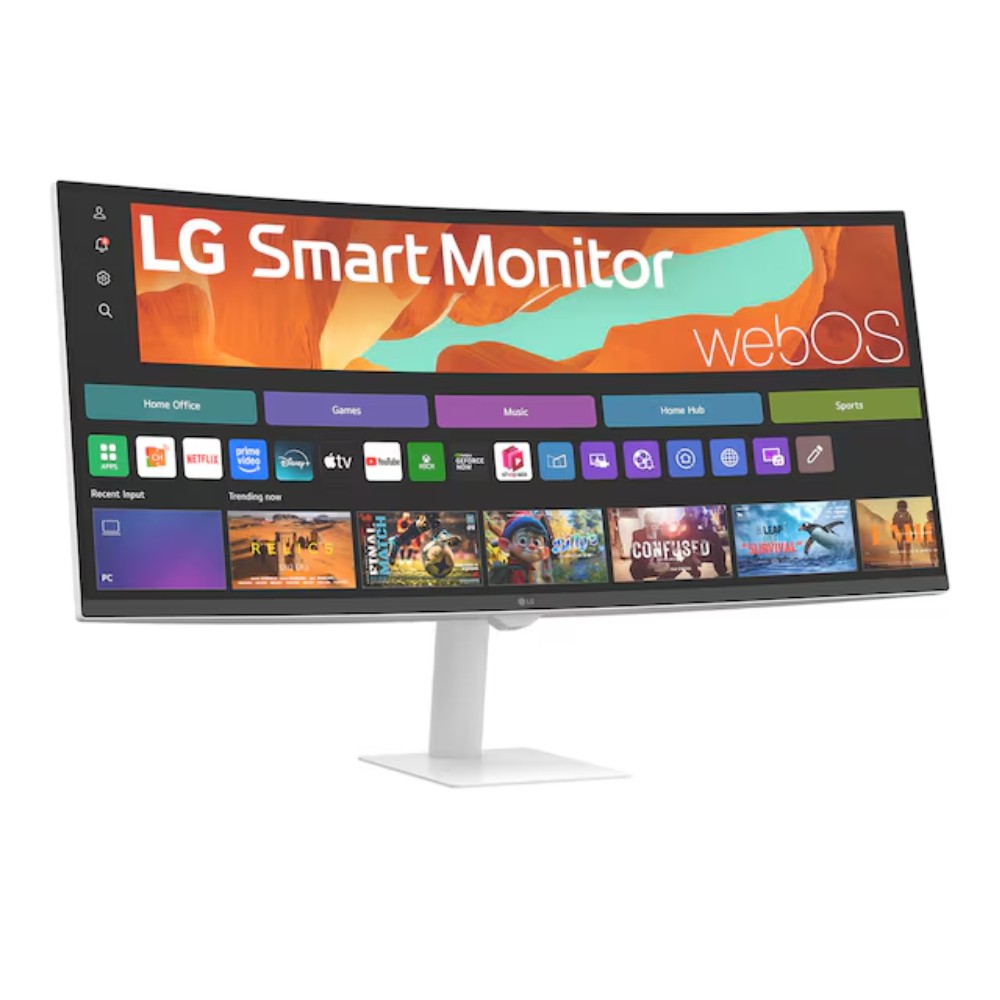 จอมอนิเตอร์ LG 34U601SA-W (VA 2K 100Hz Smart Monitor)