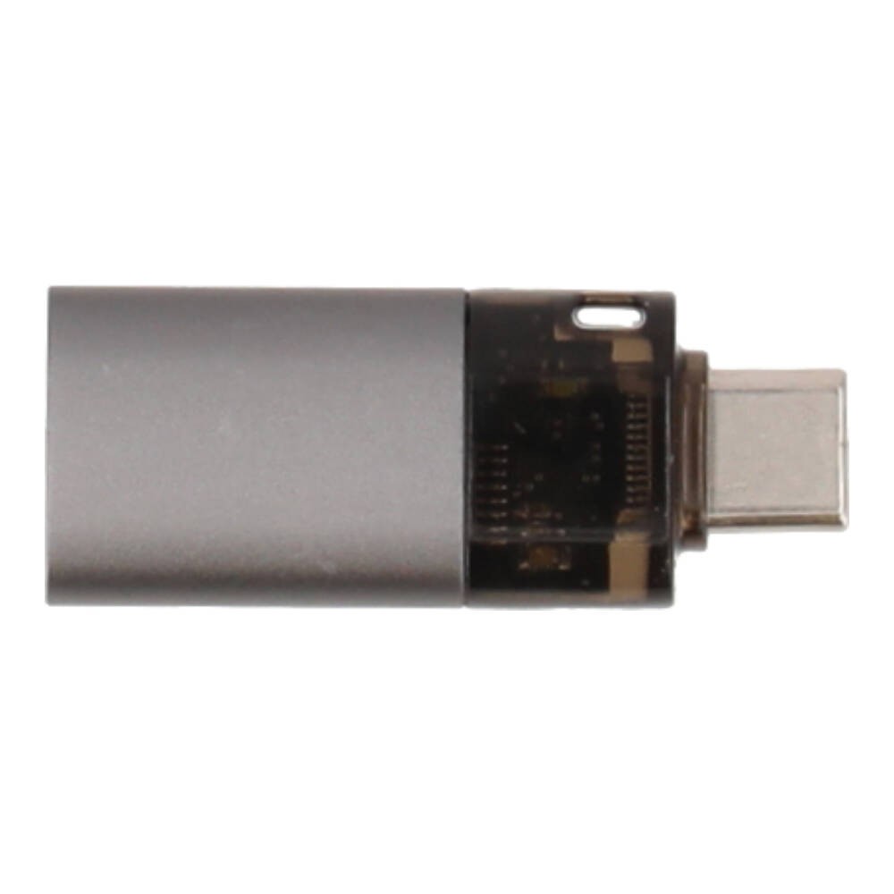 ตัวแปลง MCDODO 2-in-1 USB-A to USB-C Transfer Adapter Built-in TF Card Reader with Lanyard Black