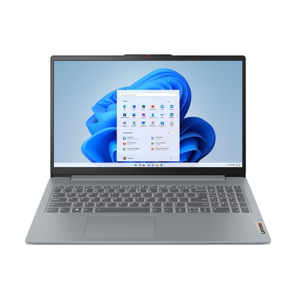 โน๊ตบุ๊ค Lenovo IdeaPad Slim 3 15AMN8-82XQ00T4TA Grey