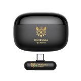 หูฟังเกมมิ่ง Onikuma Gaming Headset TX612 TWS Earphone Black