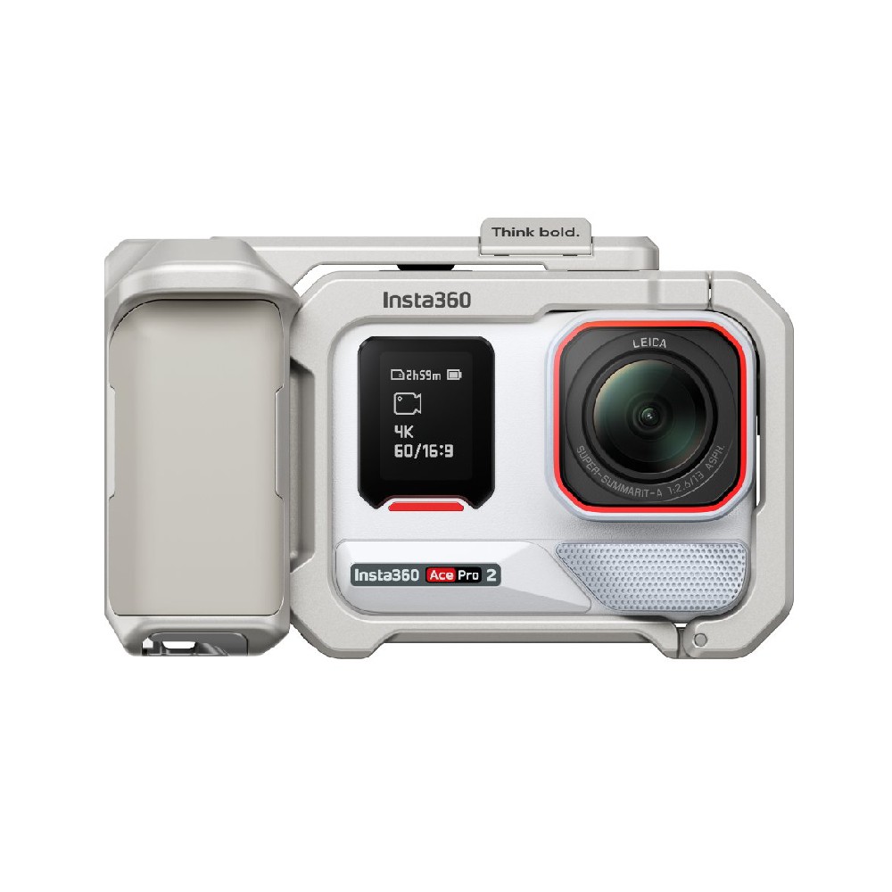 กล้องแอคชั่น Insta360 Ace Pro 2 Arctic White + Xplorer Bundle Moonlight Silver