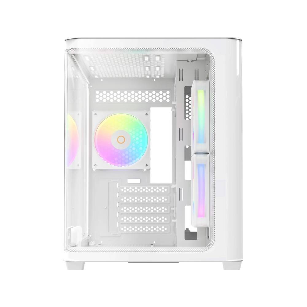 เคสคอมพิวเตอร์ OCYPUS IOTA C50 CURVE ARGB White