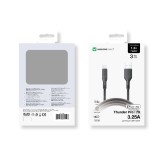 สายชาร์จ AMAZINGthing USB-A to Lightning Thunder Pro I 7X 1.1M Black