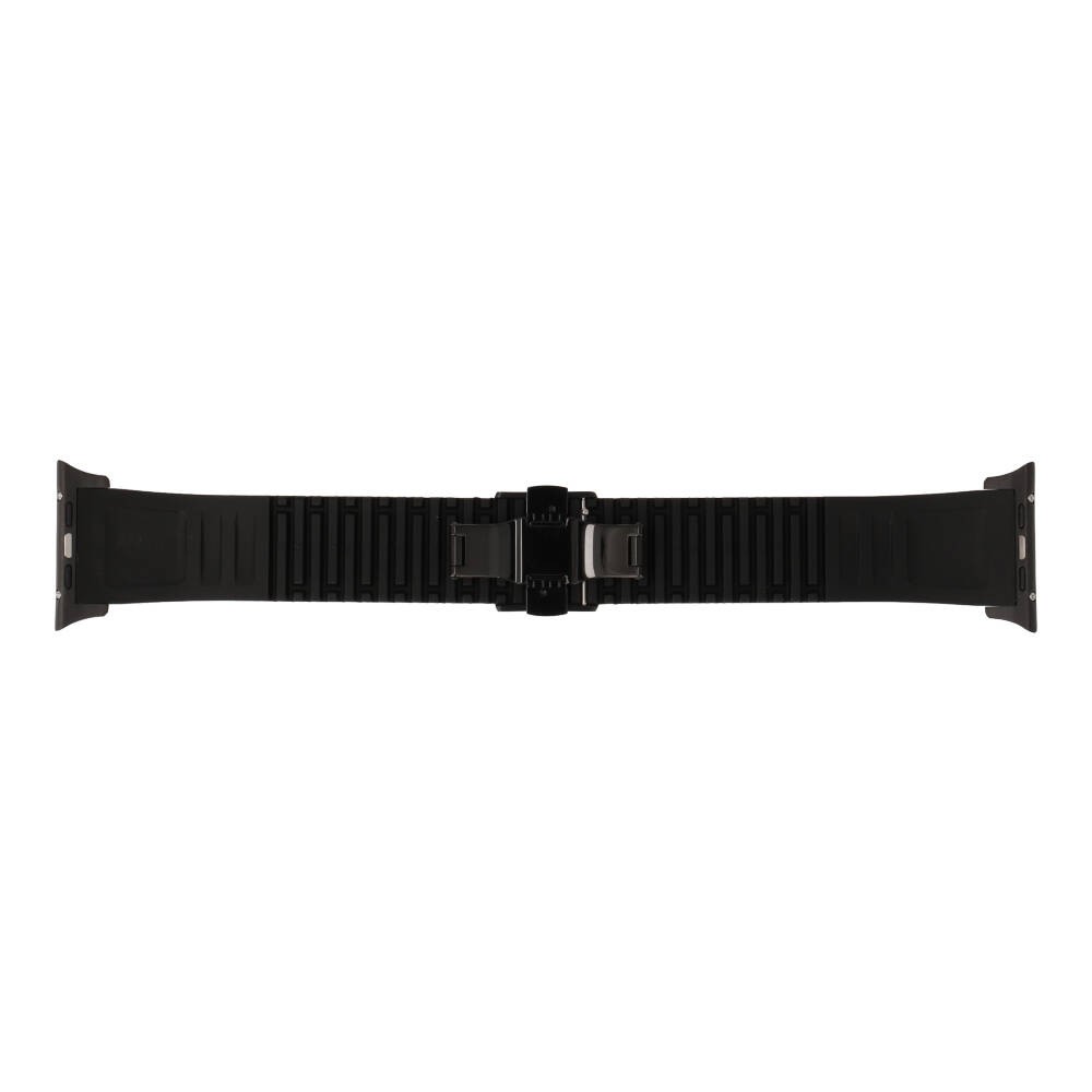 Blue Box สาย Apple Watch Strap Series SE/S4/S5/S6/S7/S8/S9/S10/S11/Ultra (42/44/45/46/49MM) TRAILBLAZE Phantom Black