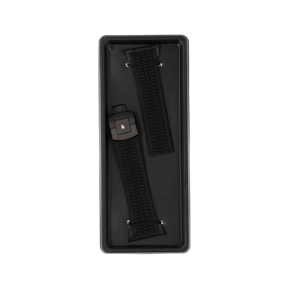 Blue Box สาย Apple Watch Strap Series SE/S4/S5/S6/S7/S8/S9/S10/S11/Ultra (42/44/45/46/49MM) TRAILBLAZE Phantom Black