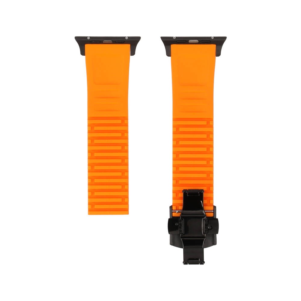 Blue Box สาย Apple Watch Strap Series SE/S4/S5/S6/S7/S8/S9/S10/S11/Ultra (42/44/45/46/49MM) TRAILBLAZE Fire Orange