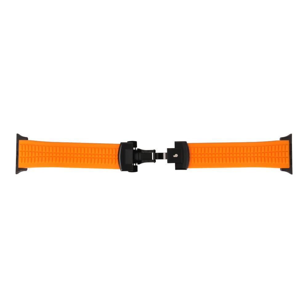 Blue Box สาย Apple Watch Strap Series SE/S4/S5/S6/S7/S8/S9/S10/S11/Ultra (42/44/45/46/49MM) TRAILBLAZE Fire Orange