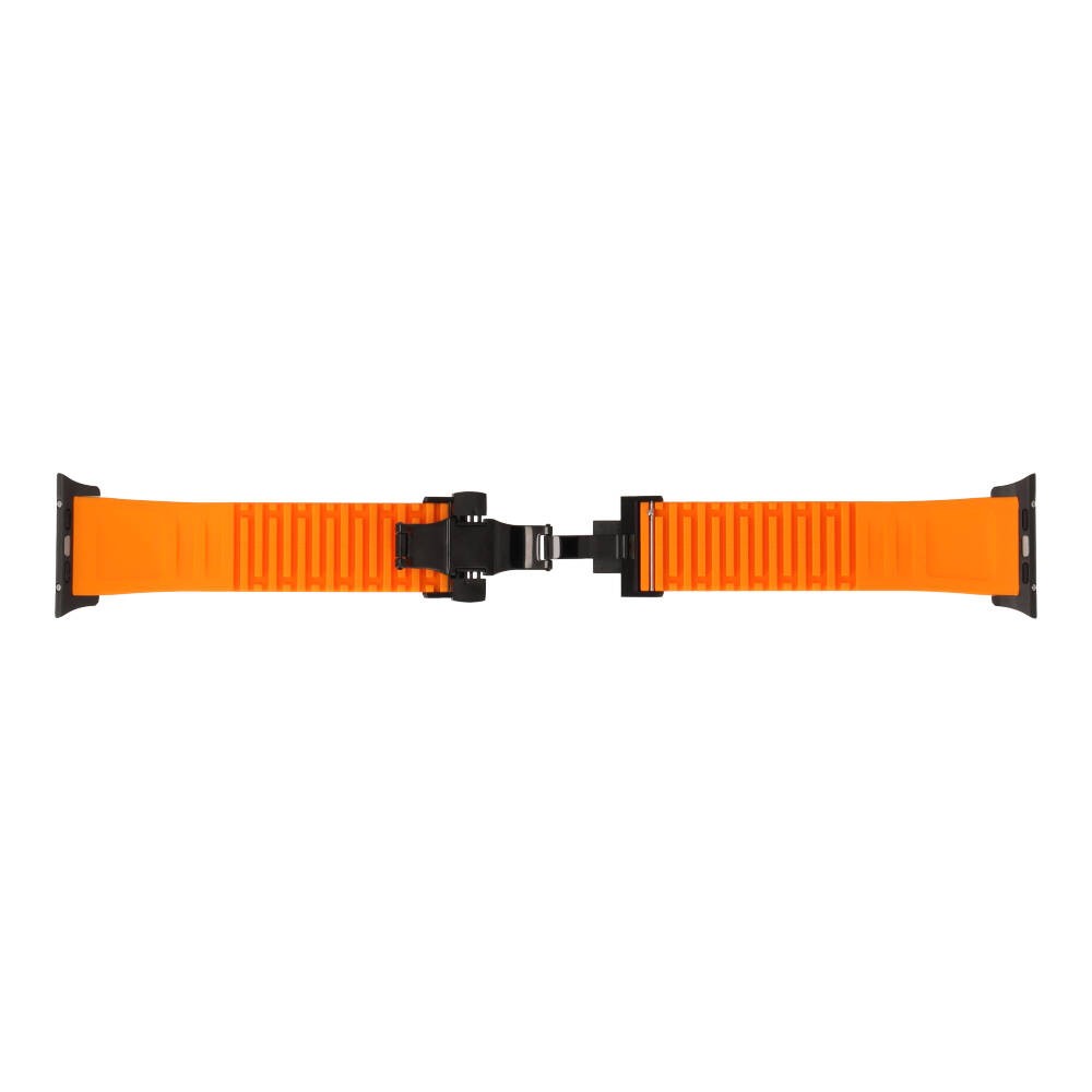 Blue Box สาย Apple Watch Strap Series SE/S4/S5/S6/S7/S8/S9/S10/S11/Ultra (42/44/45/46/49MM) TRAILBLAZE Fire Orange