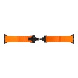 Blue Box สาย Apple Watch Strap Series SE/S4/S5/S6/S7/S8/S9/S10/S11/Ultra (42/44/45/46/49MM) TRAILBLAZE Fire Orange