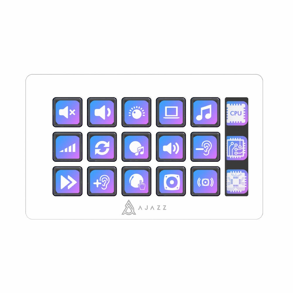 Ajazz Gaming Stream Deck AKP153 White