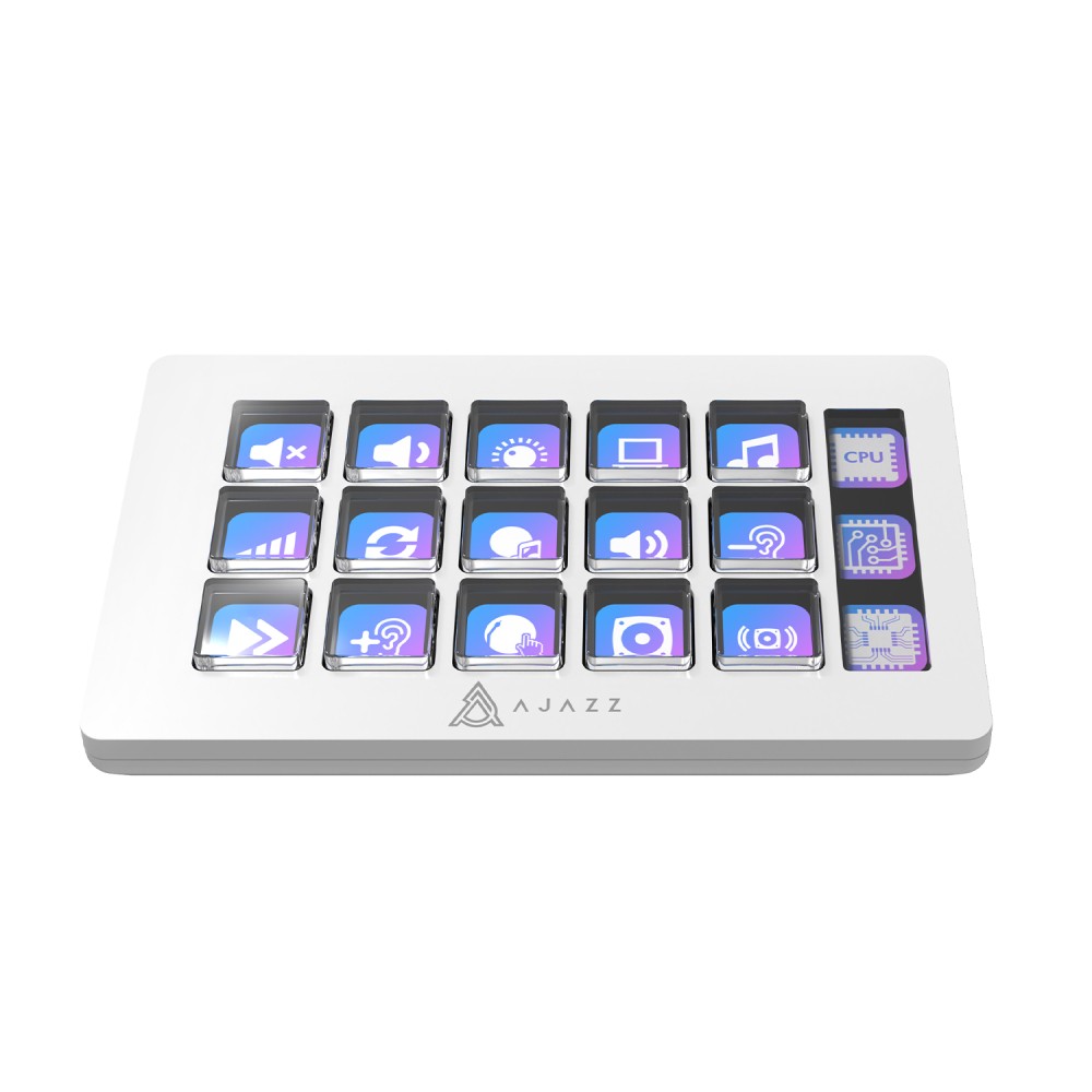 Ajazz Gaming Stream Deck AKP153 White