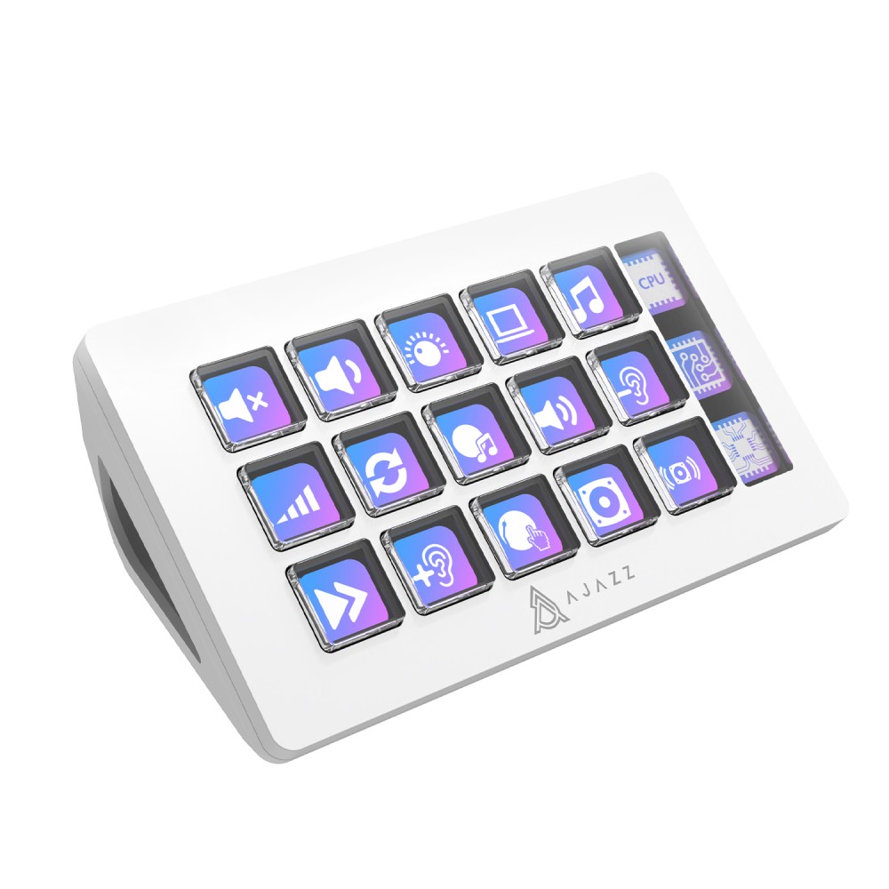 Ajazz Gaming Stream Deck AKP153 White