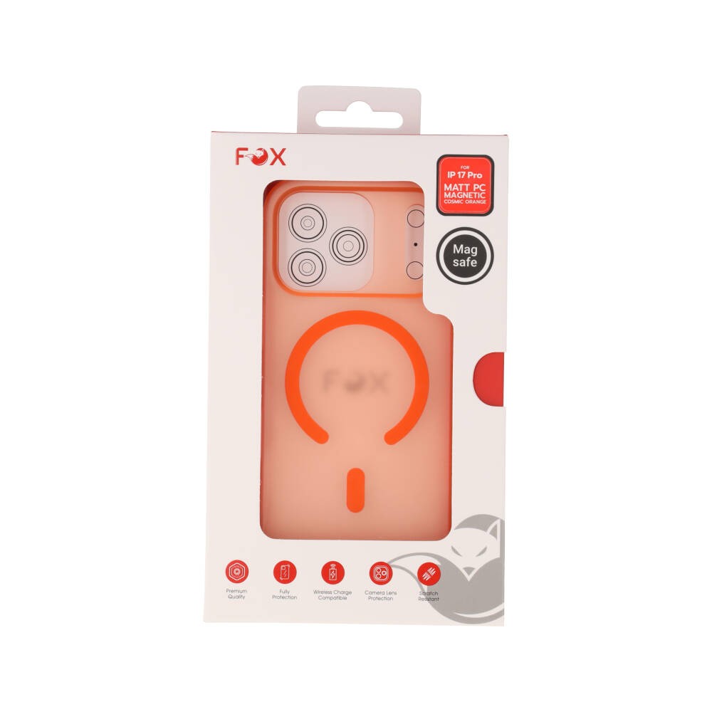 เคส FOX iPhone 17 Pro Matte Magnetic Cosmic Orange