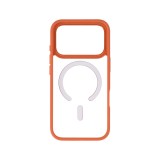 เคส TECHPRO iPhone 17 Pro Orange Frame with magnetic