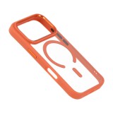 เคส TECHPRO iPhone 17 Pro Orange Frame with magnetic
