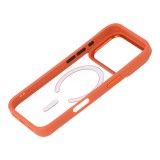 เคส TECHPRO iPhone 17 Pro Orange Frame with magnetic