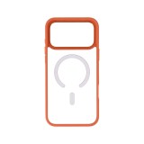 เคส TECHPRO iPhone 17 Pro Max Orange Frame with magnetic