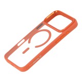 เคส TECHPRO iPhone 17 Pro Max Orange Frame with magnetic