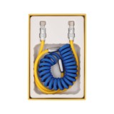 สายชาร์จ QPLUS USB-C to USB-C 1.8M FLEX CORE Yellow