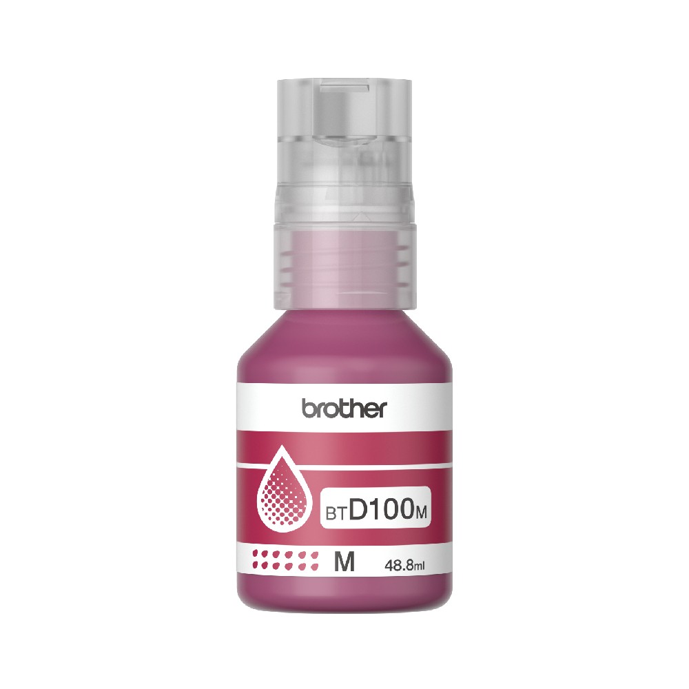 หมึกเครื่องปริ้น Brother Ink BT-D100M Magenta