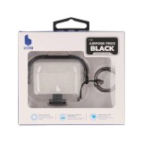 เคส Blue Box AirPods Pro 3 Crystal with anti-lost protective Black
