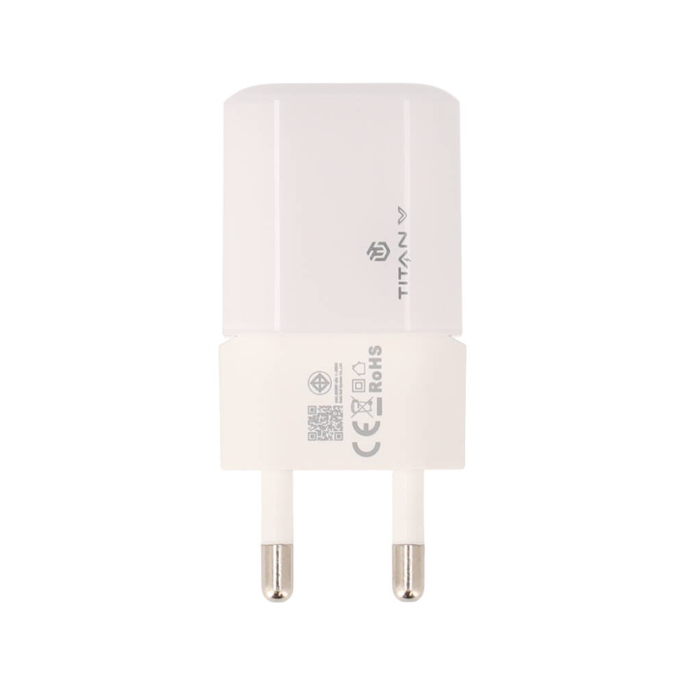 อะแดปเตอร์ TITANV Wall USB Charger 1 USB-C 45W GaN White