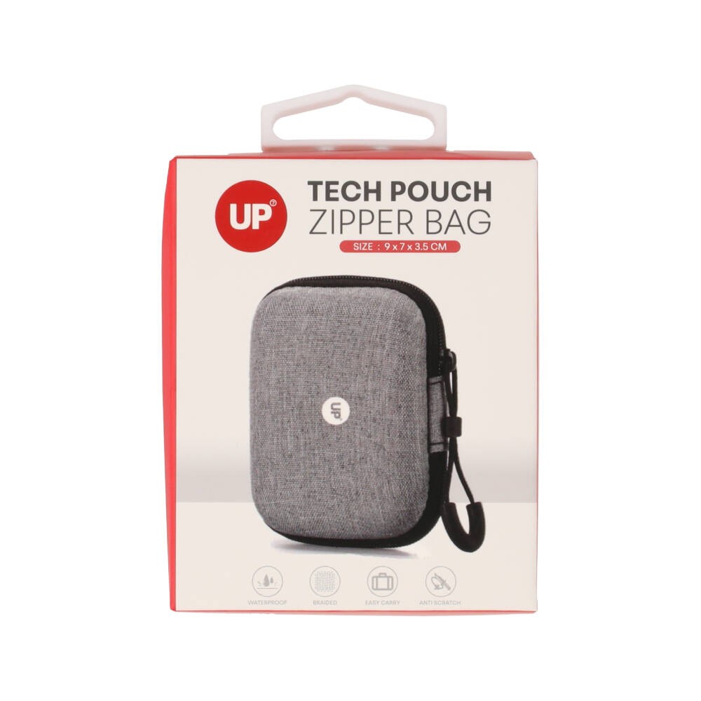 กระเป๋า UP7 Tech Pouch Ziper bag (9x7x3.5 cm.) Gray