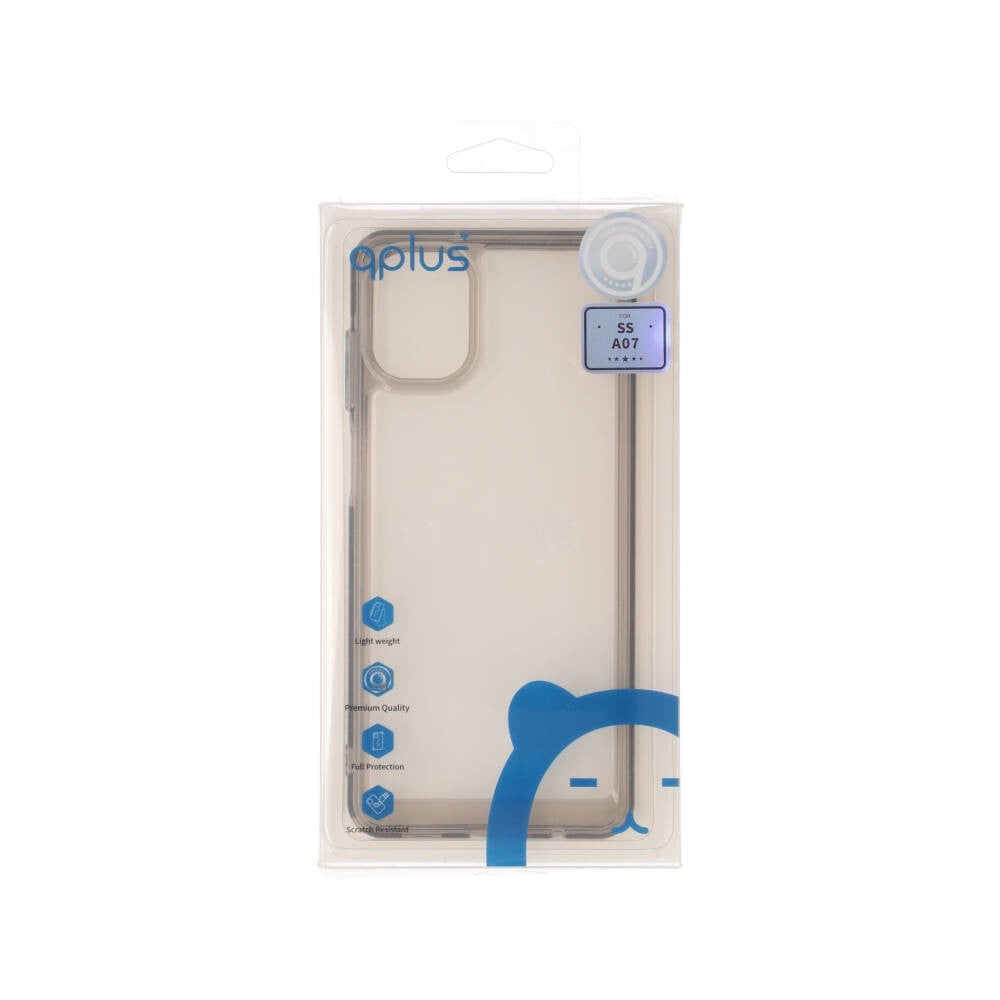 เคส QPLUS Samsung A07 Candy Black/Transparent