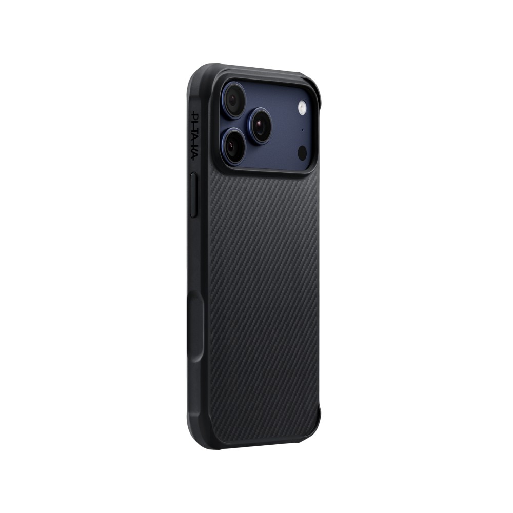 เคส Pitaka iPhone 17 Pro Aramid ProGuard Black/Gray