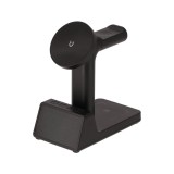 ที่ชาร์จไร้สาย QPLUS 3-in-1 Alarm Clock Wireless charger 15W SY-W02178 Black