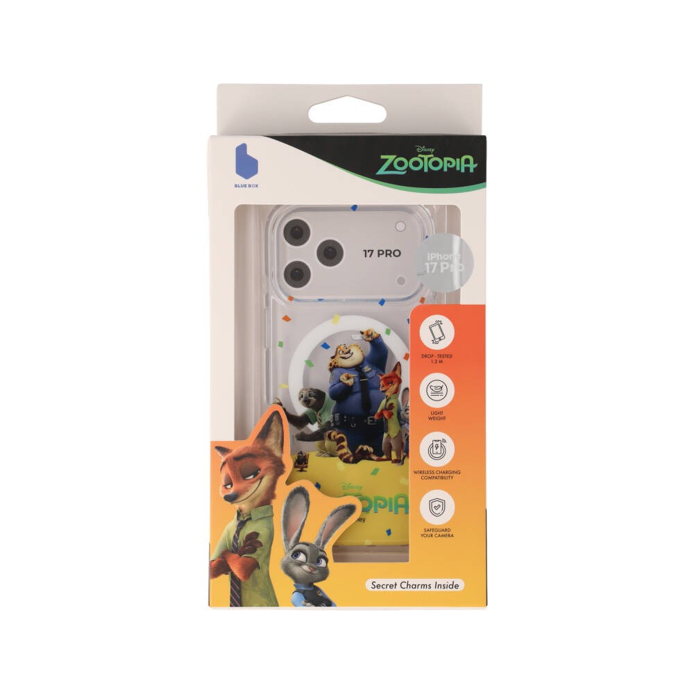 Blue Box x Disney Zootopia เคส iPhone 17 Pro Zootopia and friends