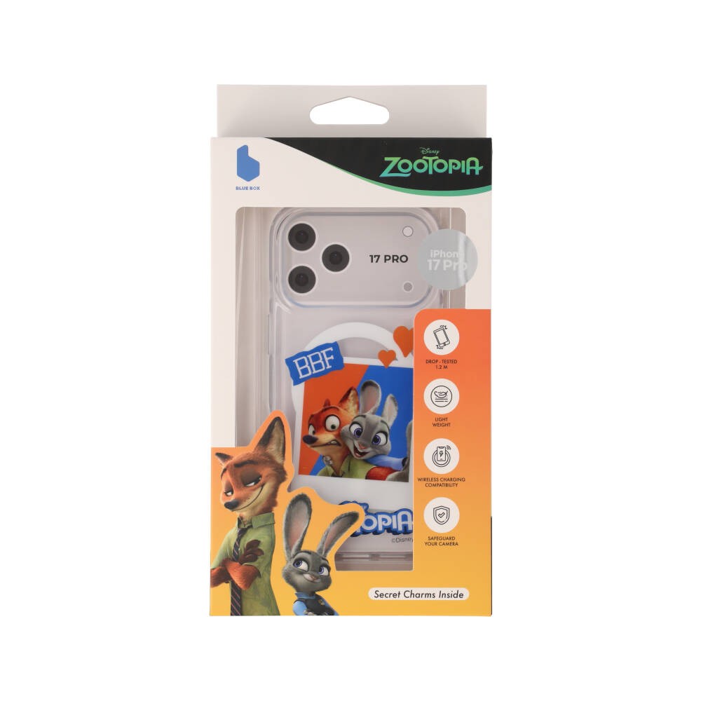 Blue Box x Disney Zootopia เคส iPhone 17 Pro Zootopia Nick & Judy