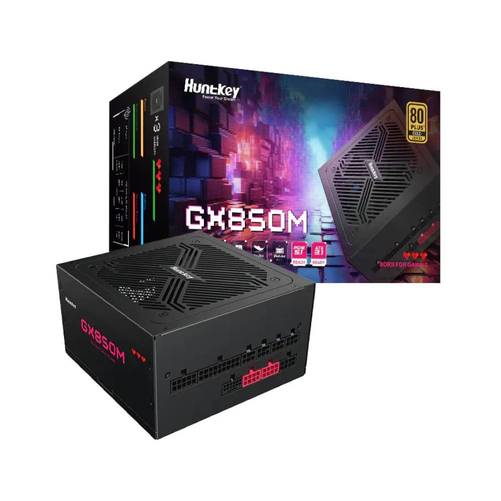 พาวเวอร์ซัพพลาย HUNTKEY GX850M 850Watt 80 Plus Gold