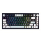 คีย์บอร์ดเกมมิ่ง Jedel KL81 Premiem Gesket structure with Knob control 3 Tone Red Switch Black (TH/EN)
